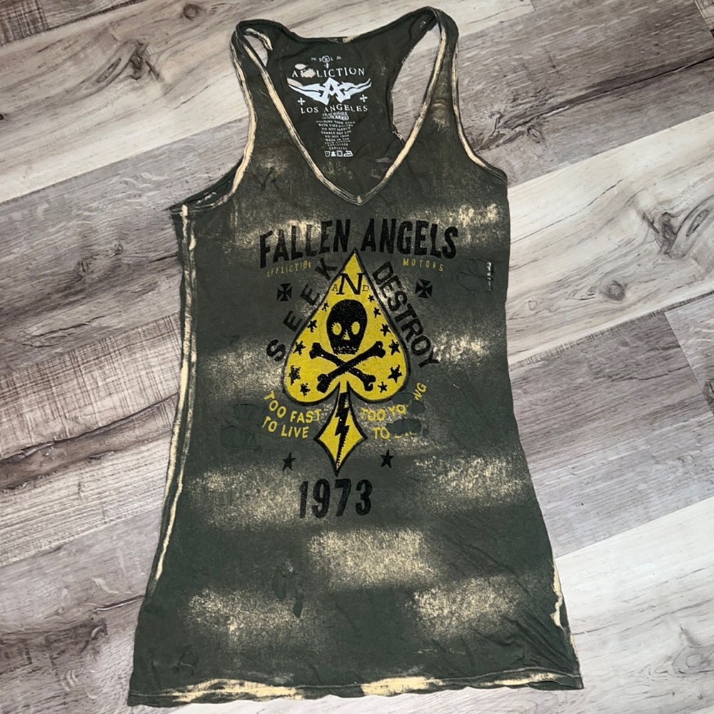 Womens medium affliction tank from buckle